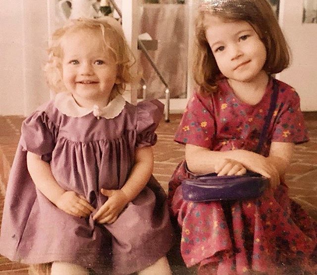 Julia Garner & sister Anna Garner (childhood)