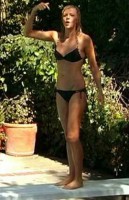 Kaitlin Olson in Black Bikini