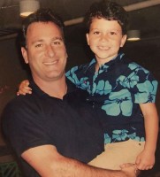 Kalama Epstein childhood- with father