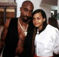 Kidada Jones with Tupac Shakur
