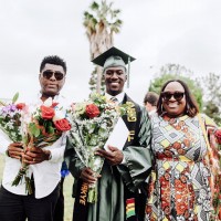 Kofi Siriboe's younger brother & parents