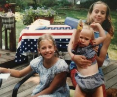 Lili Reinhart with Sisters in childhood