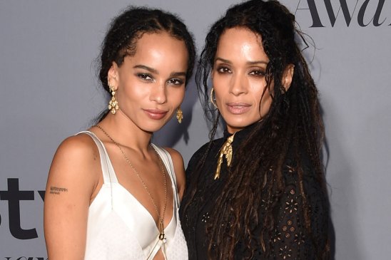 Lisa Bonet with Elder daughter Zoe