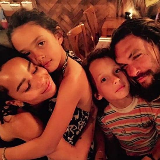 Lisa Bonet with her family