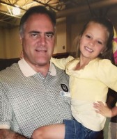 Lizzy Greene with her Father