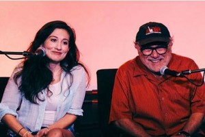 Lucy Chet DeVito with her dad