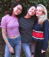 Madison Hu with her friends