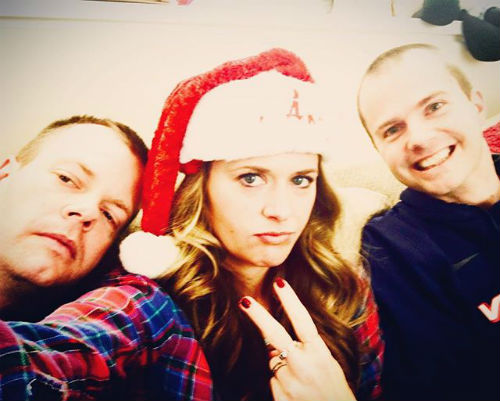 Maggie Lawson with brothers- Nick Lawson, Chris Lawson