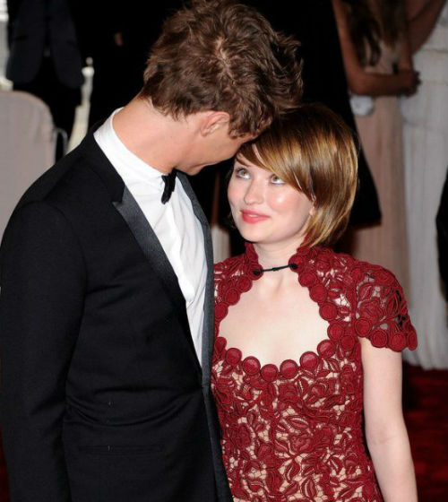 Max Irons with ex-girlfriend Emily Browning