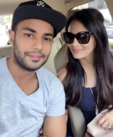 Mayanti Langer with husband Stuart Binny