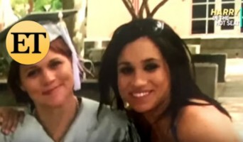 Meghan Markle with her sister Samntha Grant