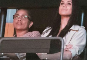 Meghan Markle with mother Doria Ragland