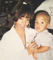 O'Shea Jackson with mother Kimberly Jackson