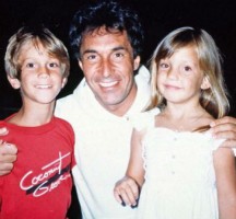 Oliver Hudson, Kate Hudon with Dad Billy Hudson