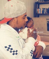 Orlando Brown with daughter Journee Annistyn Brown