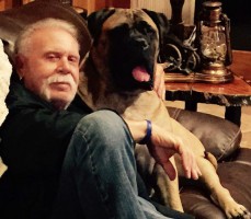 Paul Teutul Sr with his pet dog Miley