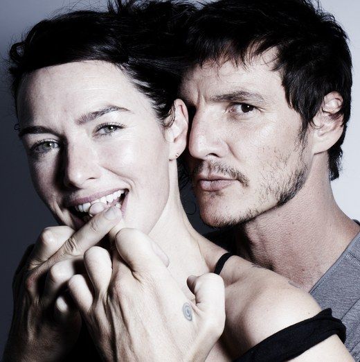 Pedro Pascal with Lena Headey