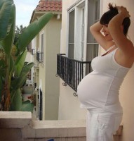 Pregnant Zoe McLellan