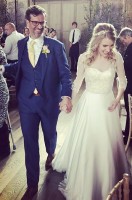 Rachel Parris and Marcus Brigstocke wedding