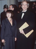 Rima Horton and Alan Rickman in 1992