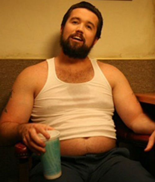 Rob McElhenney when he was fat during the 7th season of IASIP