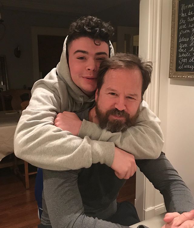 Robert Wahlberg and Son Oscar