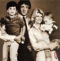 Sasha Czack family: Sylvester Stallone, Sage Stallone, Seargeoh Stallone