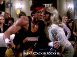 Sasha Czack & Sylvester Stallone in Rocky 3