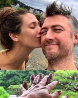 Sean Gunn and Natasha Halevi engagement