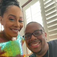 Simone Missick with her brother