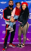 Simone Shepherd Family: with boyfriend Keraun Harris & his daughter Raegan