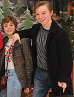 Sophia Lillis with her Twin brother Jake Lillis