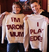 Taron Egerton & Mother