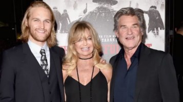 Wyatt Russell with parents- Kurt Rusell & Goldie Hawn