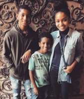 Yara Shahidi with brothers- Ehsan Shahidi, Sayeed Shahidi