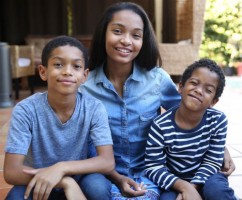 Yara Shahidi with brothers- Ehsan Shahidi, Sayeed Shahidi