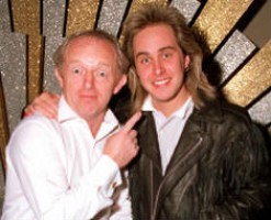 Young Martin Daniels with his father Paul Daniels