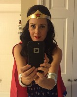 Zoe McLellan as wonder woman